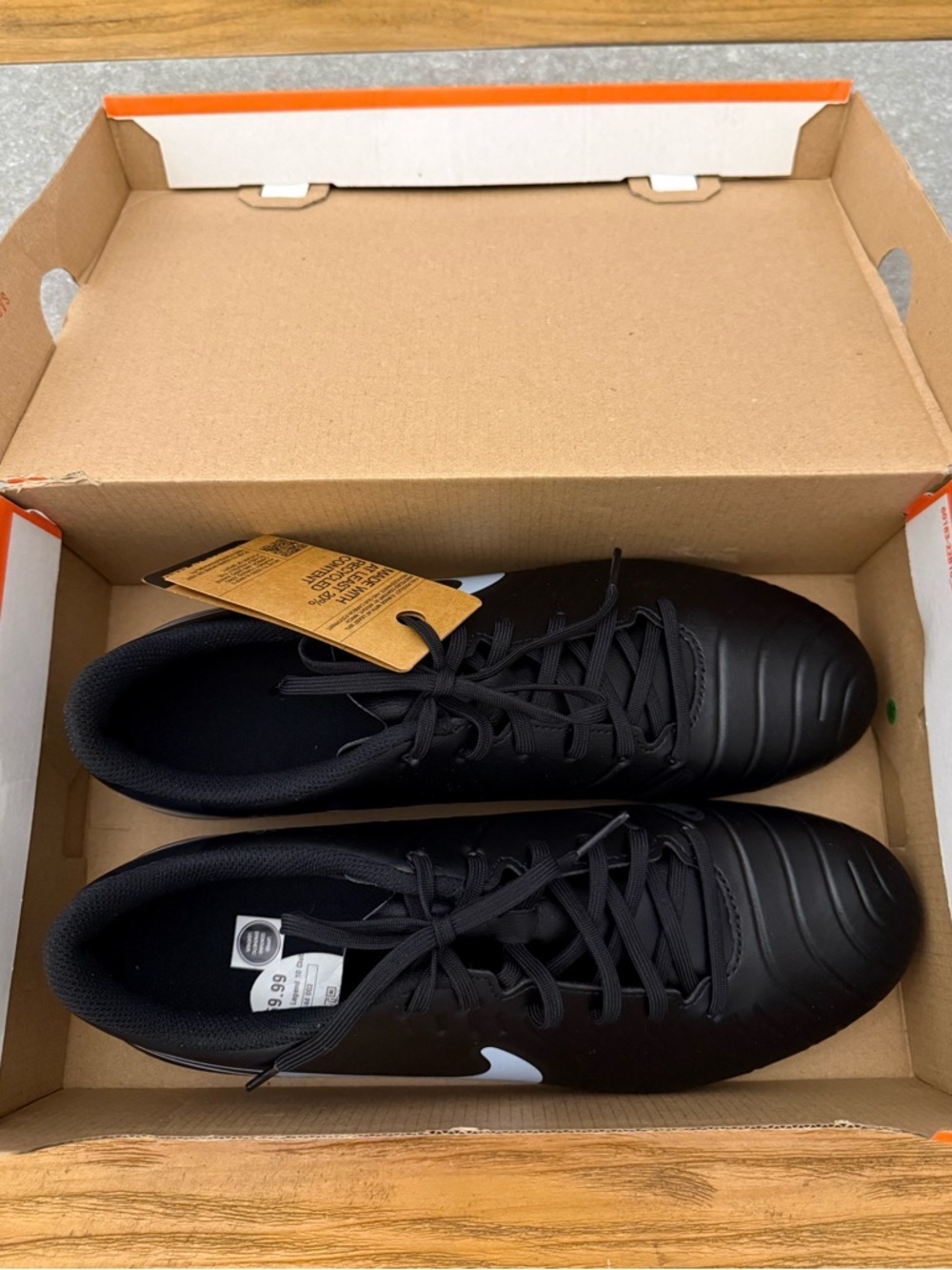 Nike Tiempo Legend 10 Club FG/MG Soccer Cleats Black Men's 11.5 NWT - Picture 11 of 11
